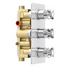 Astoria Traditional Concealed Shower Valve inc. 8" Head with Arm & Slider Rail additional Large Ima