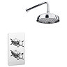 Astoria Traditional Concealed Shower Valve Inc. 8" Head with Arm  Feature Large Image