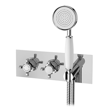 Astoria Traditional Concealed Thermostatic 2-Way Shower Valve with Handset