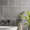 Atakora Dark Grey Stone Effect Wall and Floor Tiles - 300 x 600mm