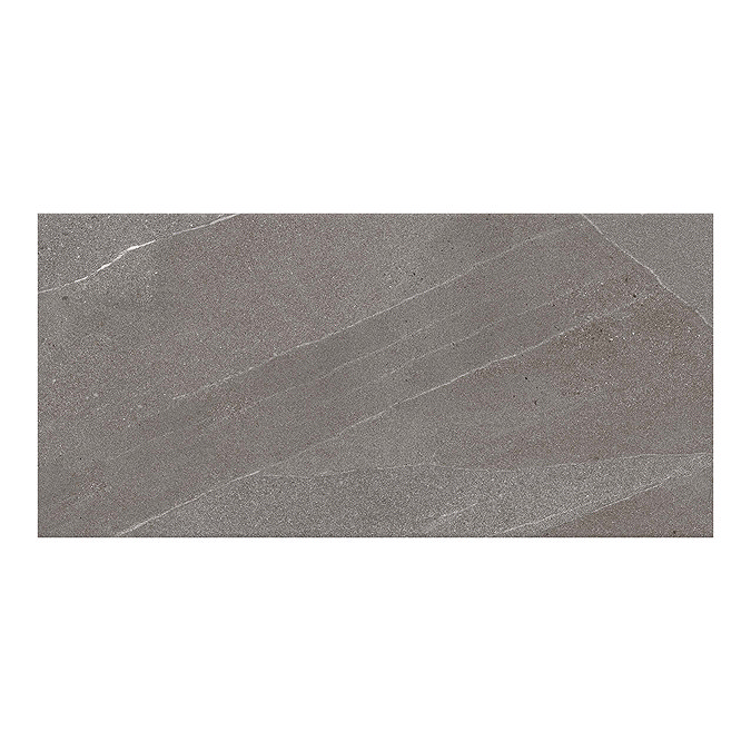 Atakora Dark Grey Stone Effect Wall and Floor Tiles - 300 x 600mm