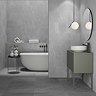 Atakora Dark Grey Stone Effect Wall and Floor Tiles - 600 x 600mm