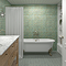 Atlantis Fluted Aquamarine Wall Tiles - 150 x 300mm