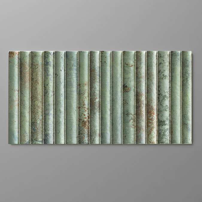 Atlantis Fluted Emerald Wall Tiles - 150 x 300mm