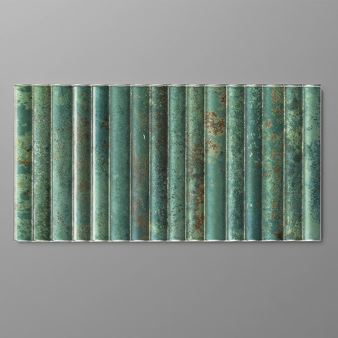 Atlantis Fluted Emerald Wall Tiles - 150 x 300mm