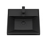 Atlas 500mm Matt Black 2-Door Vanity Unit with Matt Black Basin