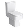Atlas Matt Black L-Shaped Shower Bath Suite with 800mm Vanity & Toilet