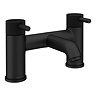 Atlas Matt Black & Oak Complete Modern Bathroom Package