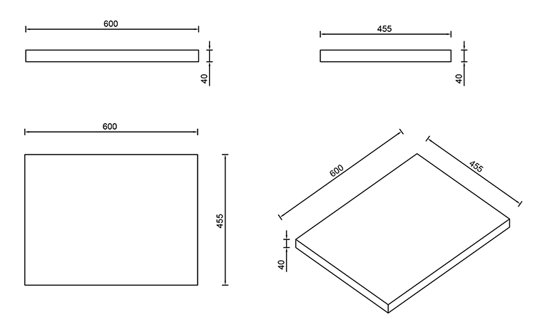 Atlas Matt Black & Oak Complete Modern Bathroom Package