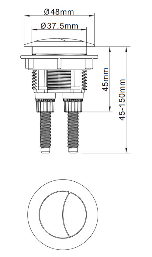 Atlas Matt Black & Oak Complete Modern Bathroom Package