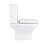 Atlas Square Matt Black & Oak Complete Modern Bathroom Package
