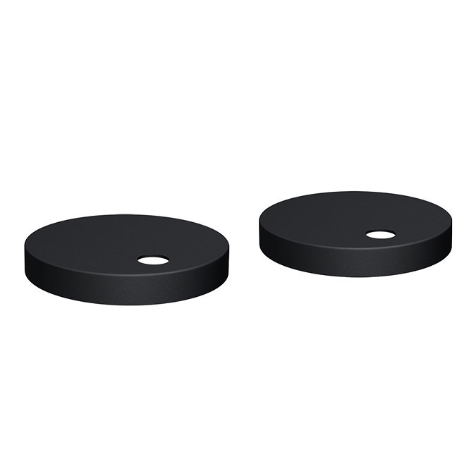 Atlas Square Matt Black & Oak Complete Modern Bathroom Package