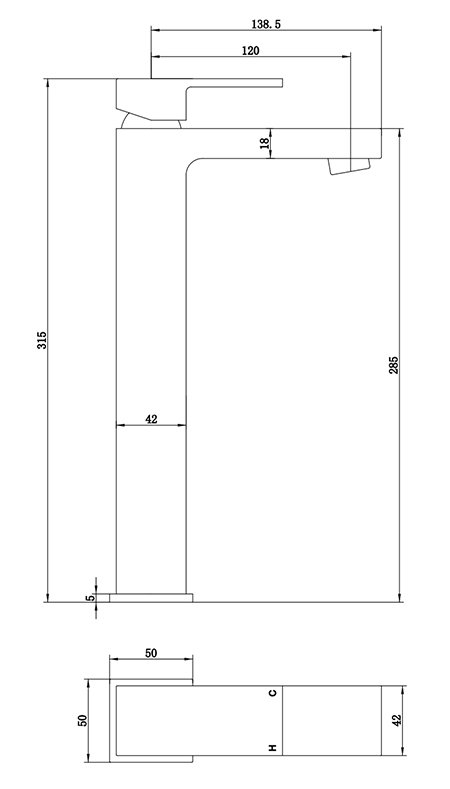 Atlas Square Matt Black & Oak Complete Modern Bathroom Package