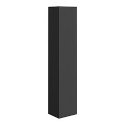 Atlas Wall Hung Tall Storage Unit - Matt Black