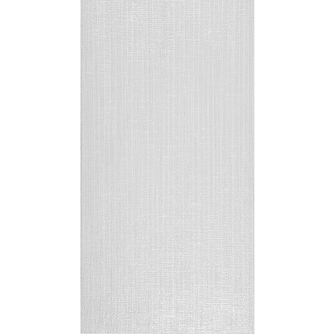 Attica White Textured Gloss Wall Tile - 31.6 x 60cm Large Image