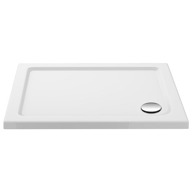 Aurora 1000 x 900mm Anti-Slip Stone Rectangular Shower Tray