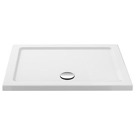 Aurora 1200 x 1000mm Anti-Slip Stone Rectangular Shower Tray