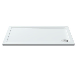 Aurora 1200 x 700mm Anti-Slip Stone Rectangular Shower Tray