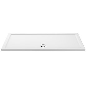 Aurora 1700 x 800mm Anti-Slip Stone Rectangular Shower Tray Large Image