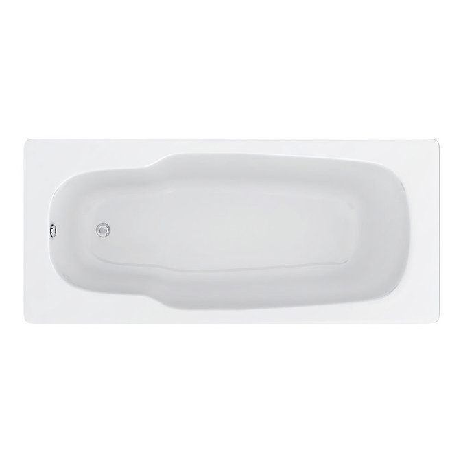 Aurora 1800 x 800mm 0TH Steel Enamel Bath Feature Large Image