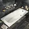 Aurora 1800 x 800mm 0TH Steel Enamel Bath Large Image