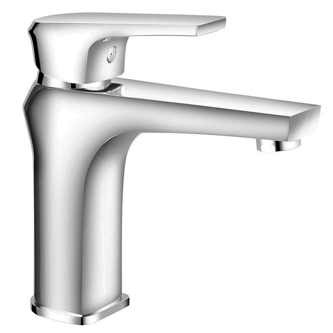 Aurora Modern Basin Tap inc Waste - Chrome Feature Large Image