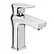 Aurora Modern Basin Tap inc Waste - Chrome Large Image