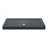 Aurora 1700 x 800mm Slate Effect Stone Rectangular Shower Tray + Riser Kit  Large Image