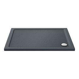 Aurora Slate Effect Stone Rectangular Shower Tray Large Image