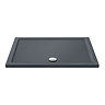 Aurora Slate Effect Stone Rectangular Shower Tray - 1200 x 1000 x 40mm Large Image