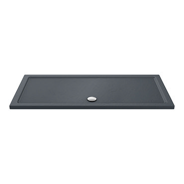 Aurora Slate Effect Stone Rectangular Shower Tray  Profile Large Image