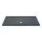 Aurora Slate Effect Stone Rectangular Shower Tray - 1400 x 700 x 40mm Large Image