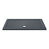 Aurora Slate Effect Stone Rectangular Shower Tray - 1400 x 760 x 40mm Large Image