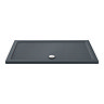 Aurora Slate Effect Stone Rectangular Shower Tray - 1400 x 800 x 40mm Large Image