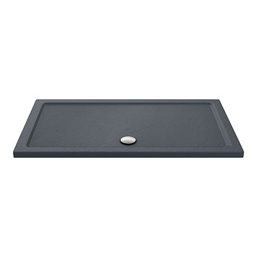 Aurora Slate Effect Stone Rectangular Shower Tray  Profile Large Image
