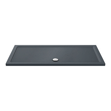 Aurora Slate Effect Stone Rectangular Shower Tray  Profile Large Image