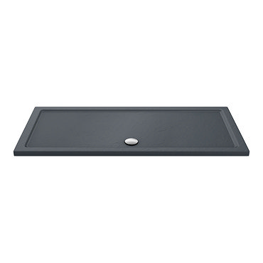 Aurora Slate Effect Stone Rectangular Shower Tray  Profile Large Image