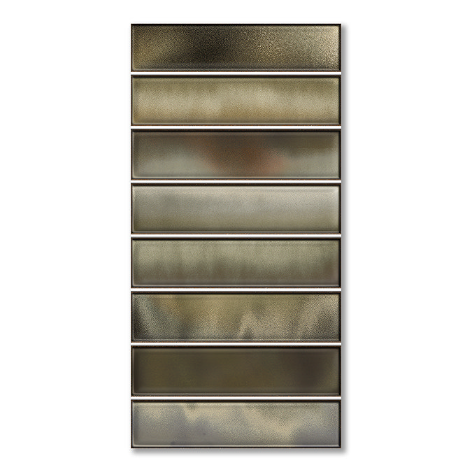 Australis Kit-Kat Gloss Green Wall Tiles - 150 x 300mm