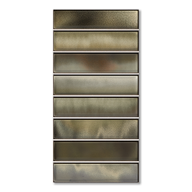 Australis Kit-Kat Gloss Green Wall Tiles - 150 x 300mm