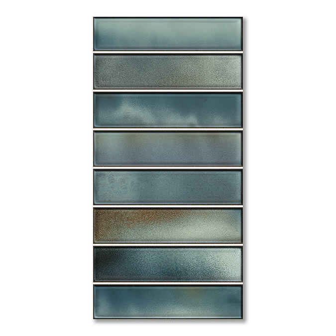 Australis Kit-Kat Gloss Teal Wall Tiles - 150 x 300mm