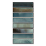 Australis Kit-Kat Gloss Teal Wall Tiles - 150 x 300mm