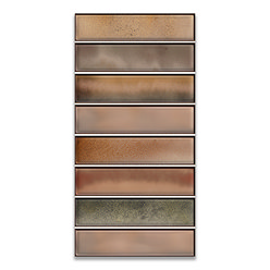 Australis Kit-Kat Gloss Terracotta Wall Tiles - 150 x 300mm