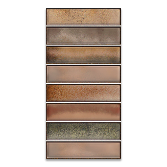Australis Kit-Kat Gloss Terracotta Wall Tiles - 150 x 300mm