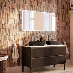 Australis Kit-Kat Gloss Terracotta Wall Tiles - 150 x 300mm