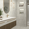 Azrou White Patterned Vintage Effect Wall and Floor Tiles - 200 x 200mm