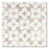 Azrou White Patterned Vintage Effect Wall and Floor Tiles