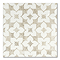 Azrou White Patterned Vintage Effect Wall and Floor Tiles - 200 x 200mm