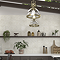 Azrou White Patterned Vintage Effect Wall and Floor Tiles - 200 x 200mm