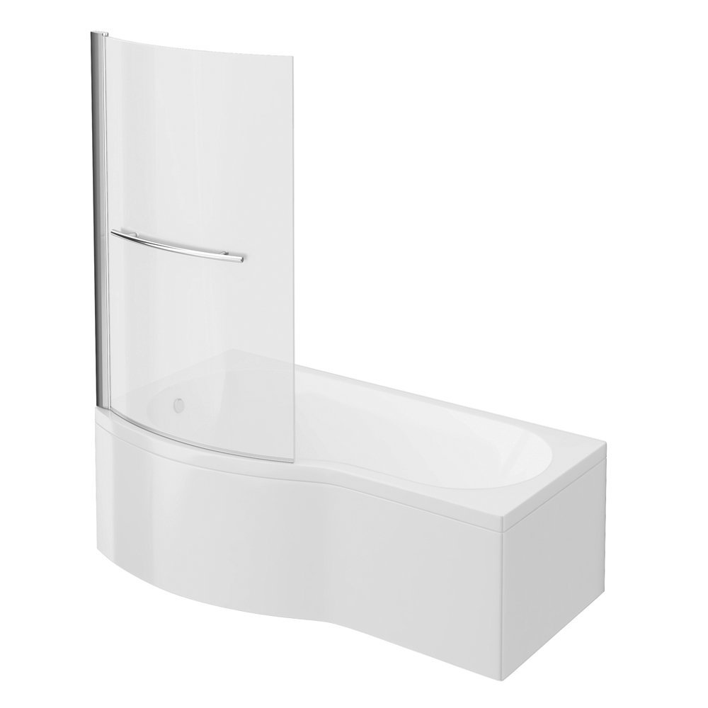 Cruze B Shaped Shower Bath With Screen & Panel | Victorian Plumbing