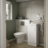 Back To Wall Rimless Toilet with Soft Close Seat + Concealed Cistern